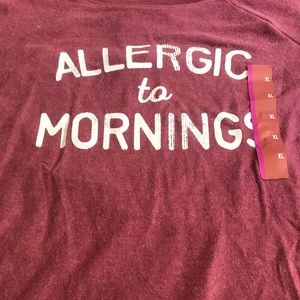 4/$28 NWT Flannel Soft Long Sleeved Tee